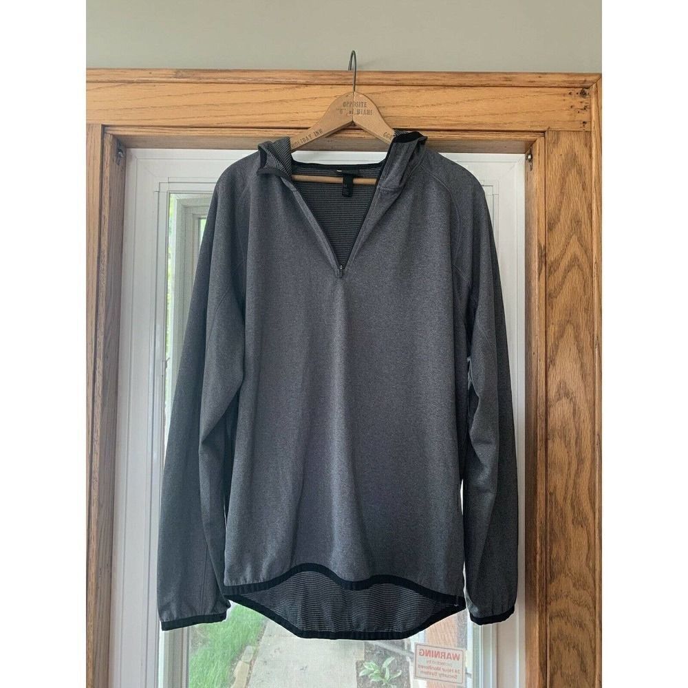 Men’s Zella Athletic 1/2 Zip Pullover with Hood M